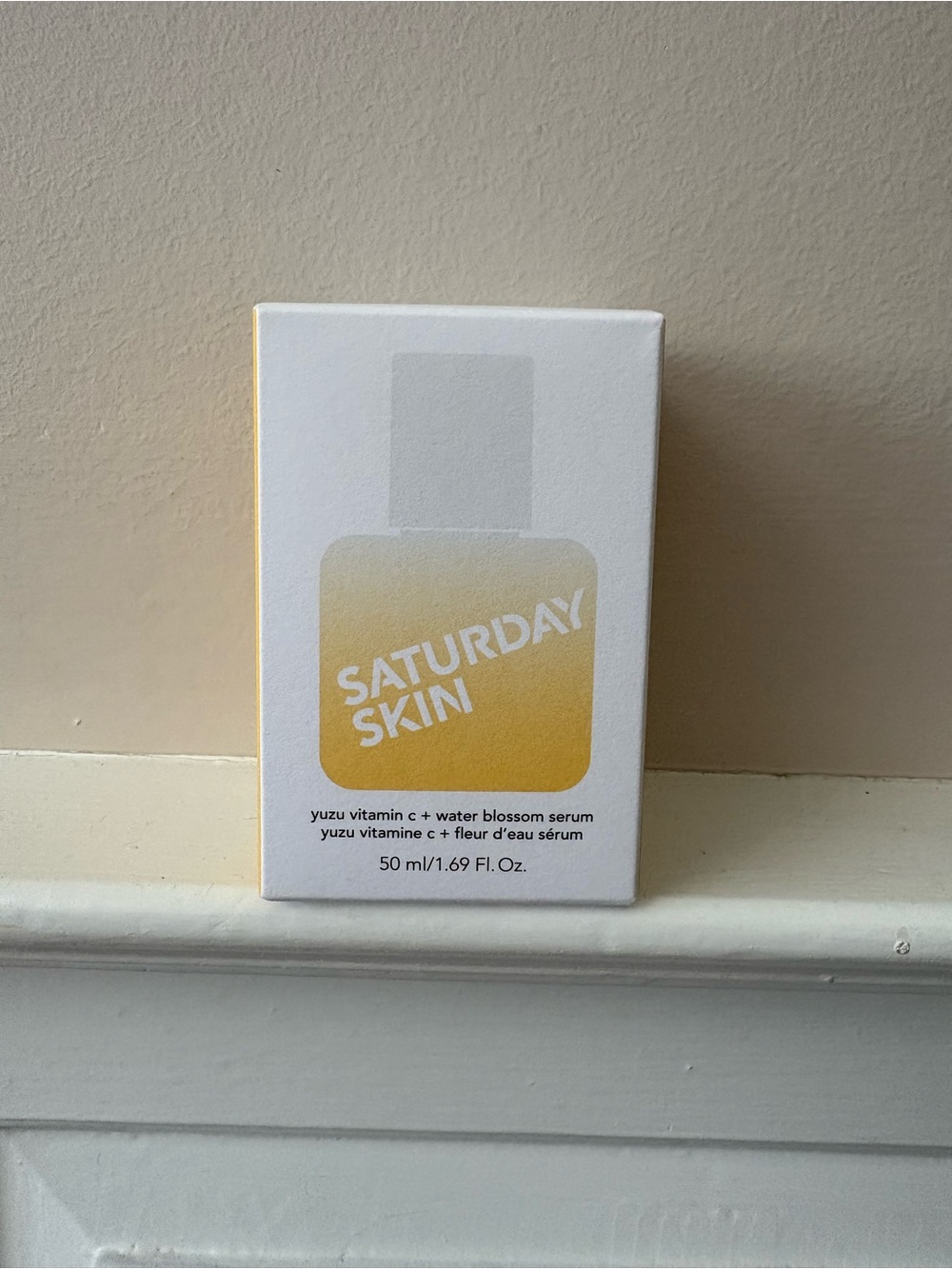 New Saturday Skin Yuzu C + Water Blossom Serum Full Size Yellow White OS